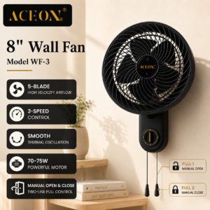 8" Wall Fan – Model WF-3
